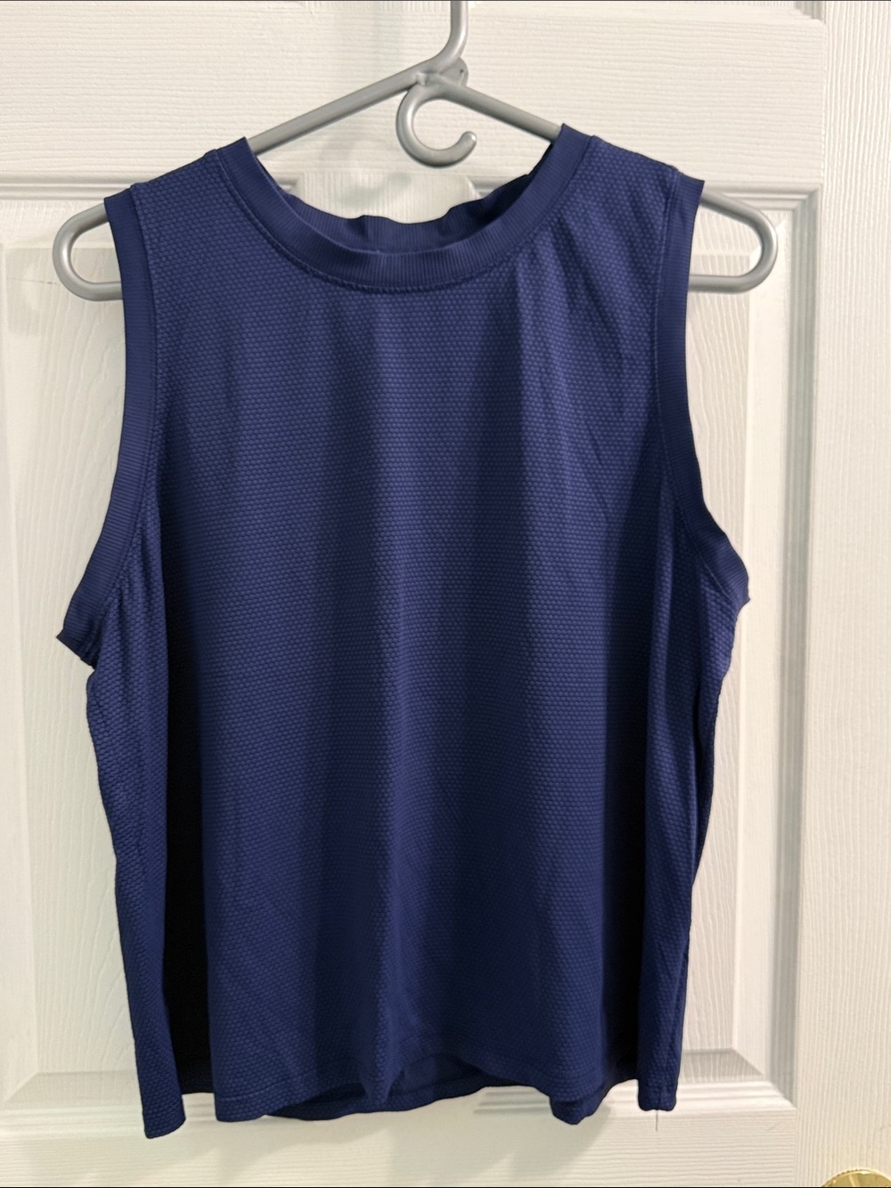 Sleeveless Navy Performance Women's Top
